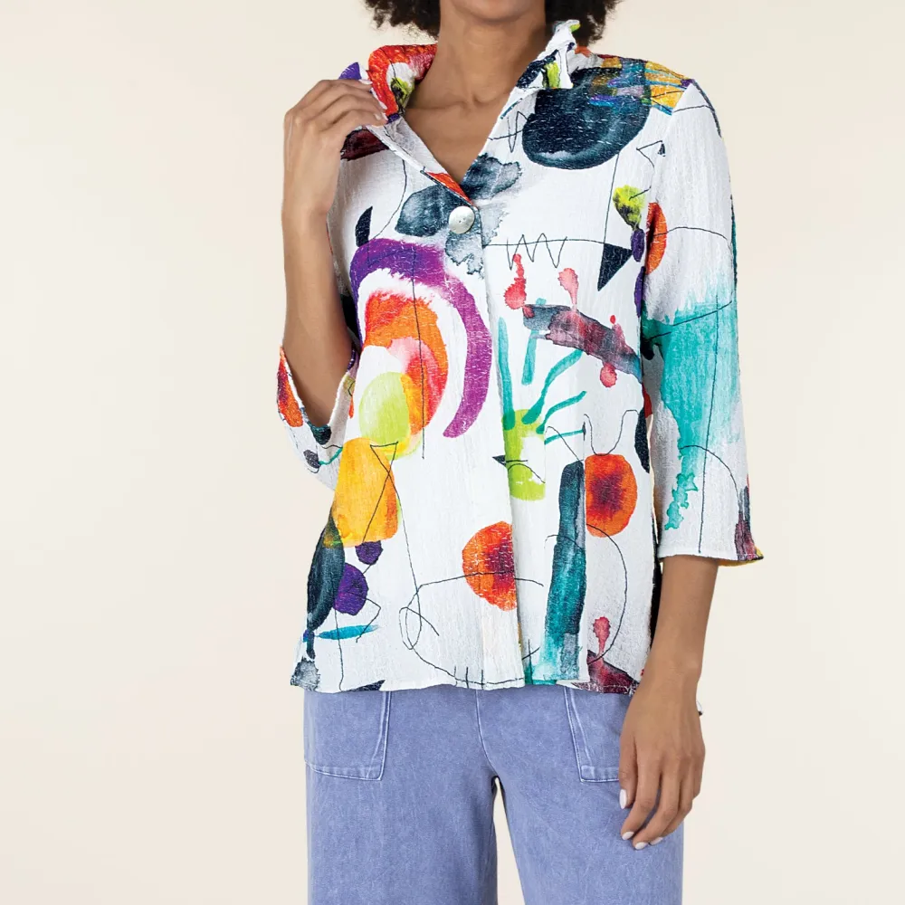 Artisan Abstract Blouse