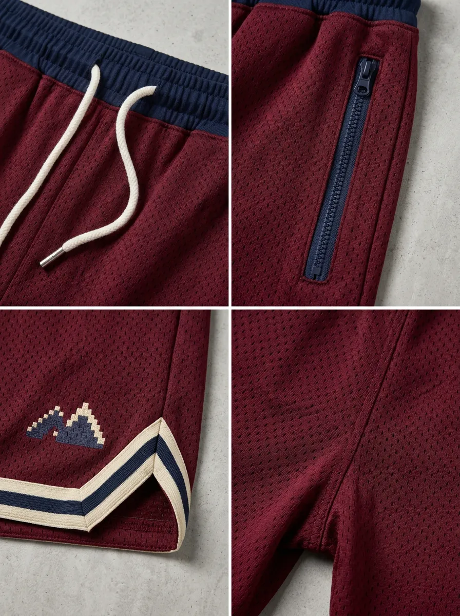 Sporty Mountain Graphic Collection Men's Basketball Shorts