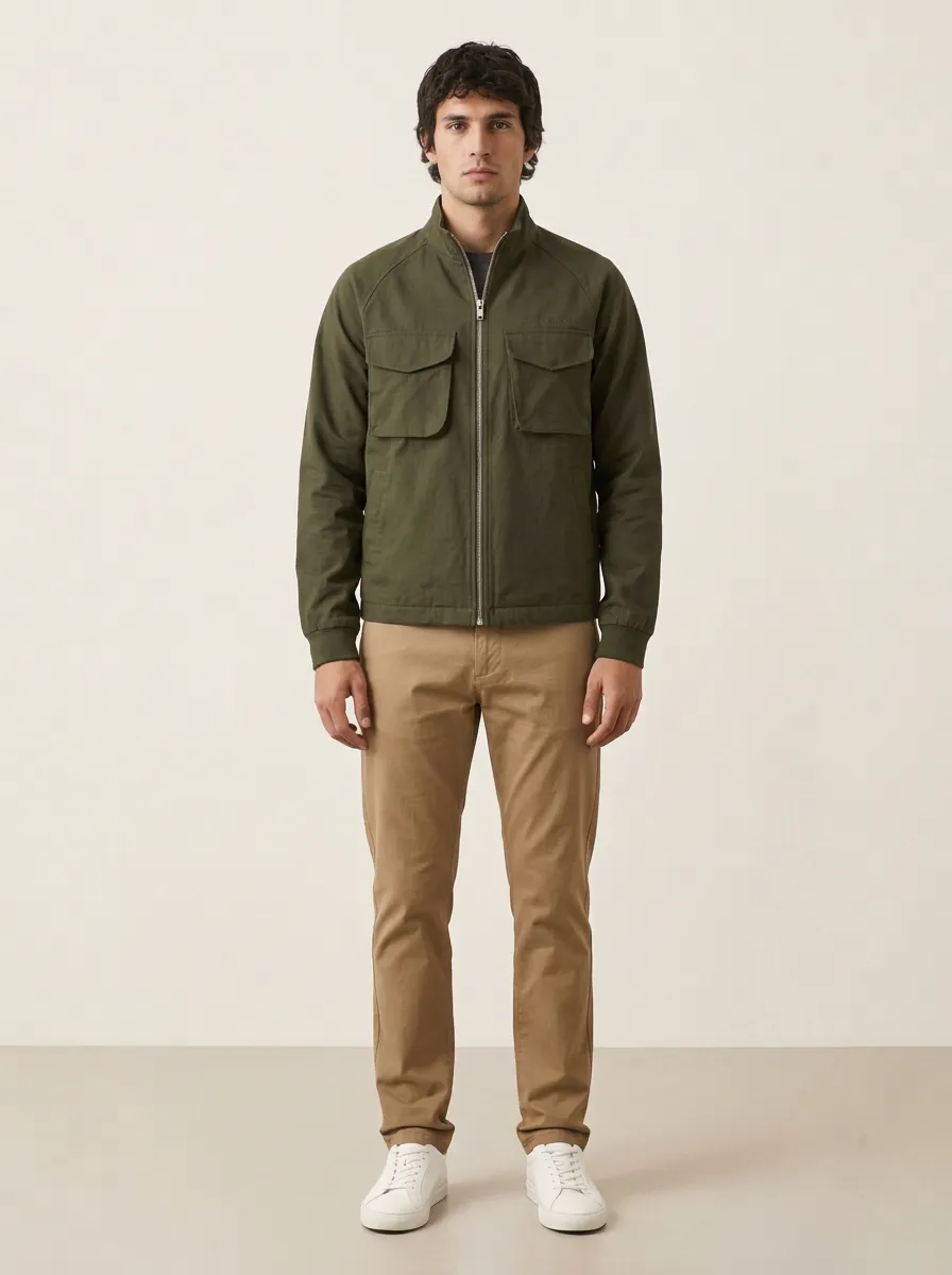 Utility Pocket Zip Jacket