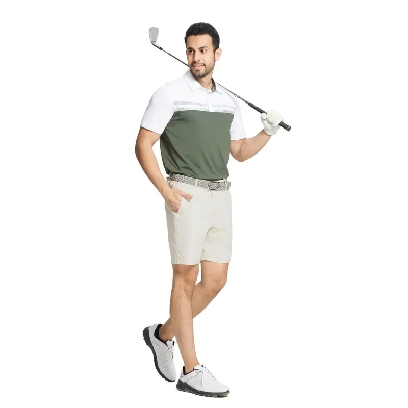 ✨ Quick Dry Golf Shorts | Stretch Waist & Moisture Wicking Fabric