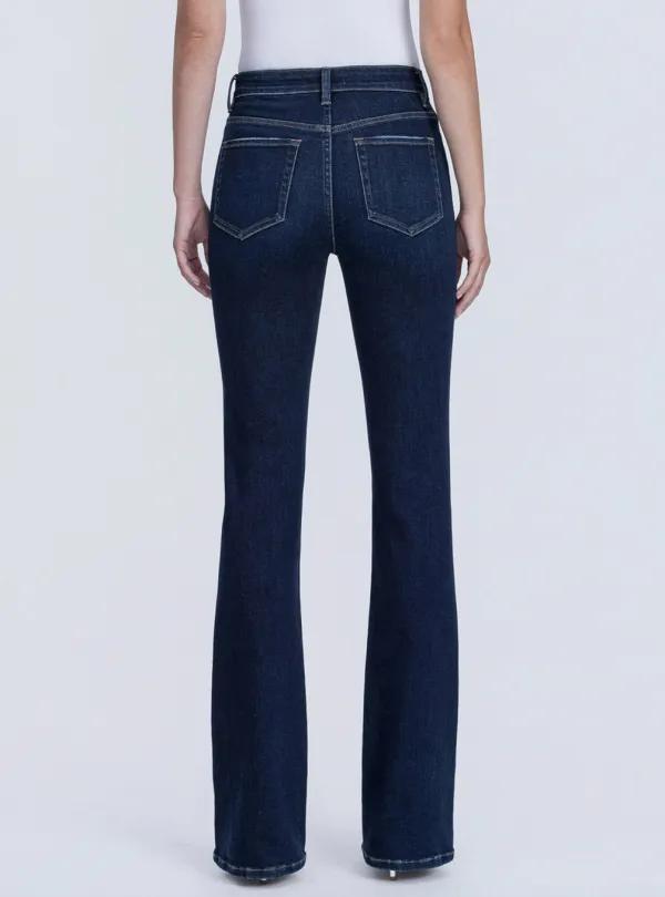 High Rise Flare Casual Jeans