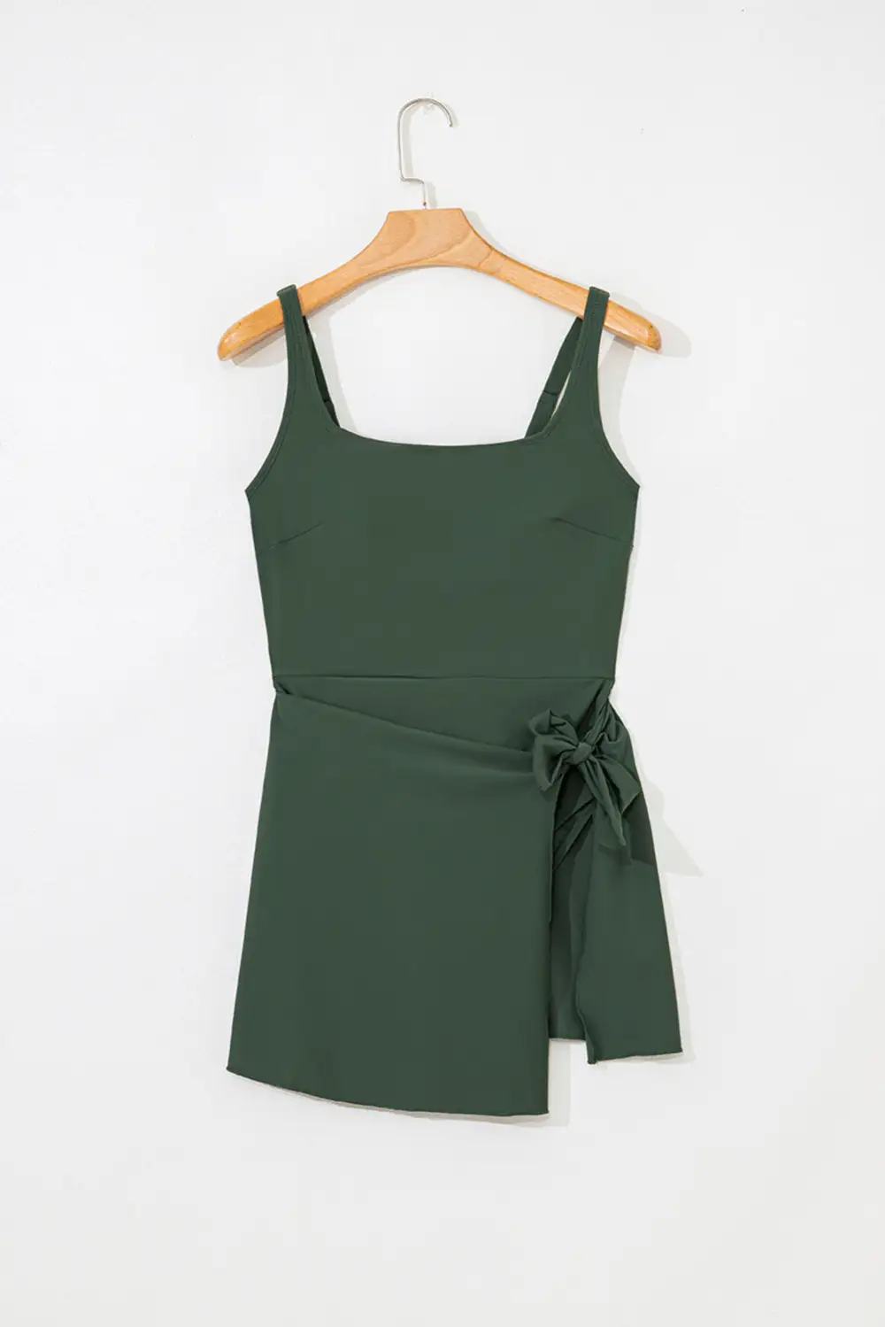 Mist Side Tied Waist Swim Dress