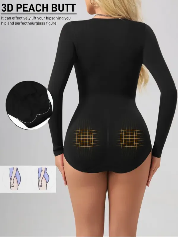 Women’s Ribbed Tummy Control Bodysuit