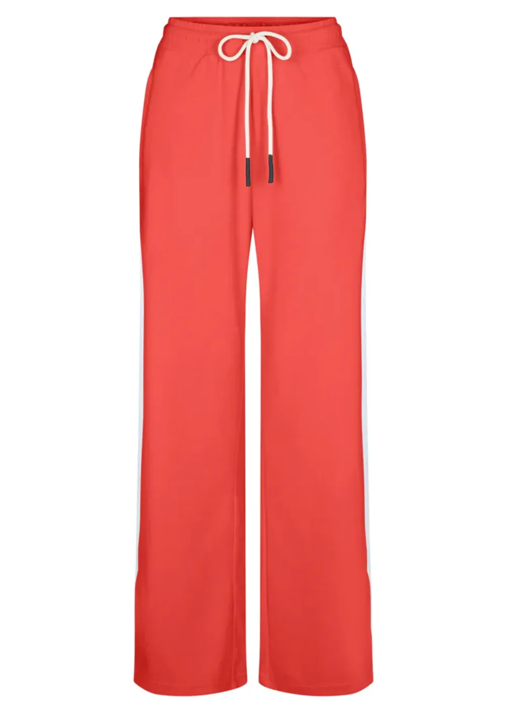 DRAWSTRING CONTRAST COLOR PANTS