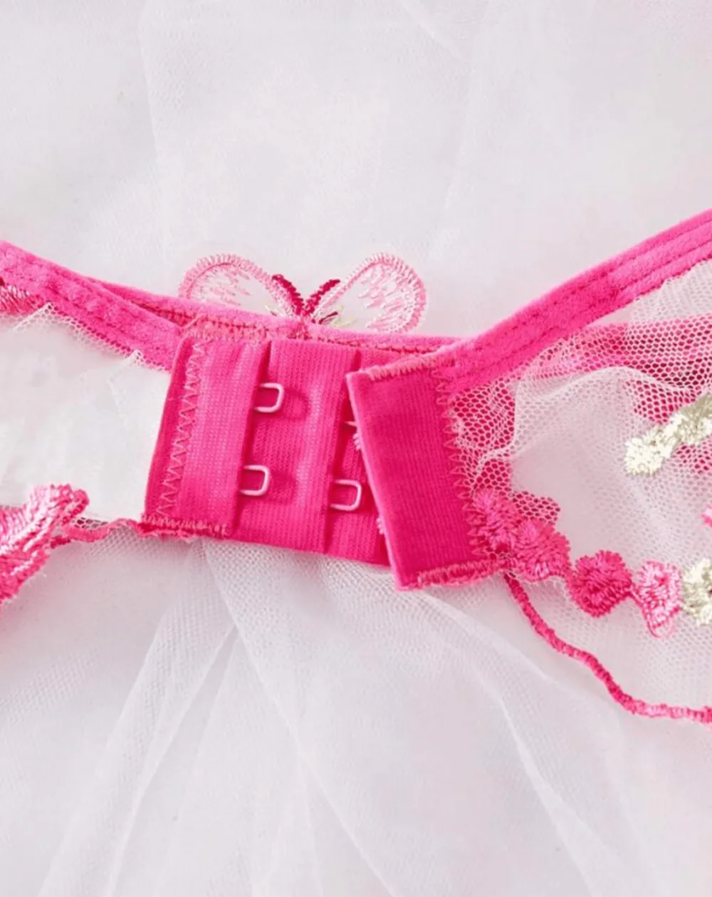 Delicate Lace Garter Lingerie Set