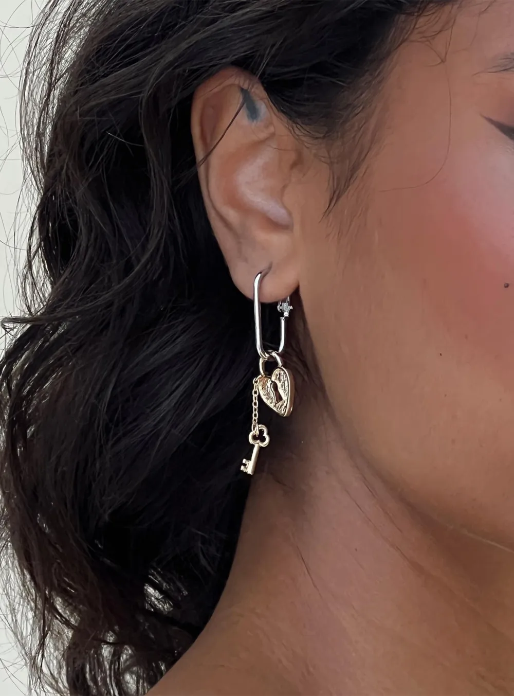 Lock & Key Earrings
