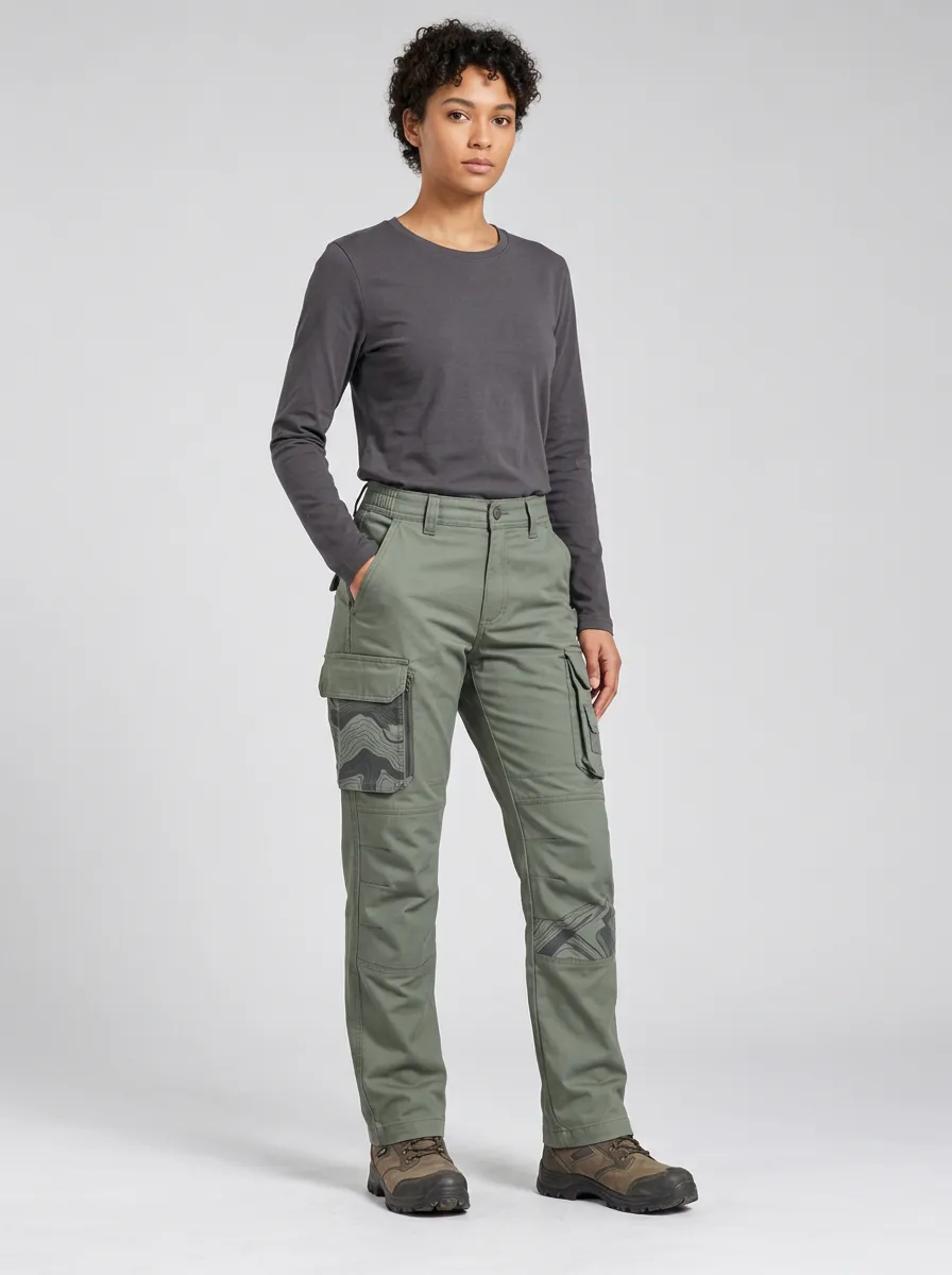 Unisex Frontier Topographic Tactical Work Pants