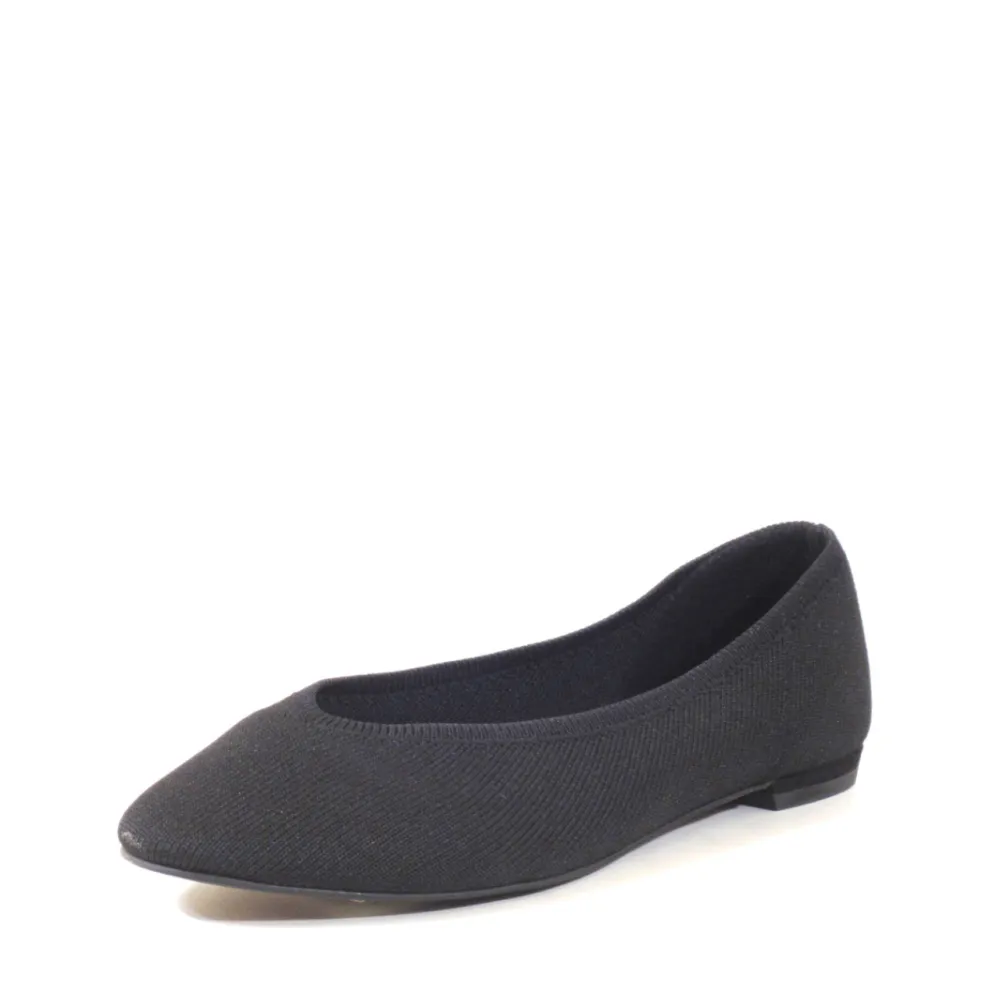 Stretch Knit Ballet Flats