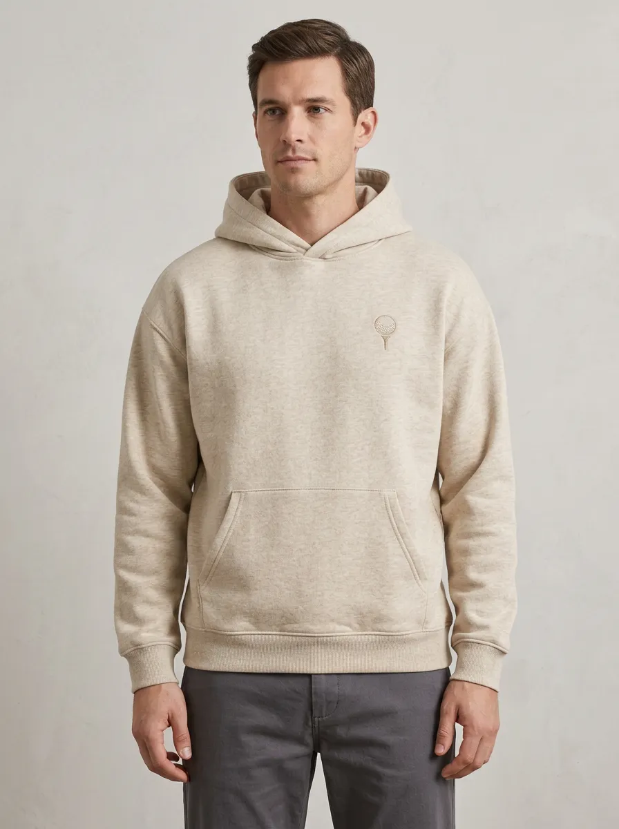 Athletic Ball-On-Tee Golf Casual Hoodie
