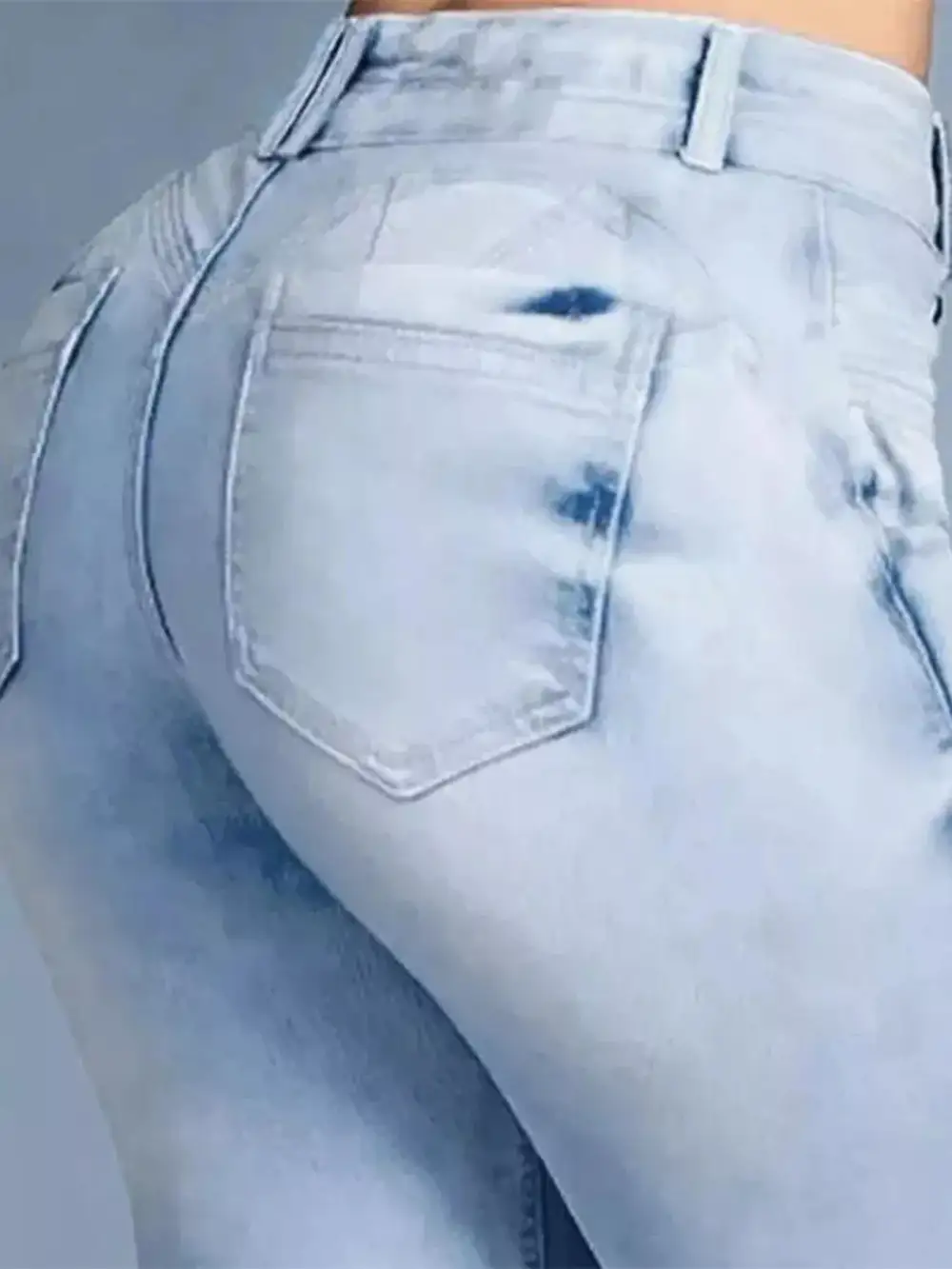 Modern High Waist Flare Leg Denim Jeans