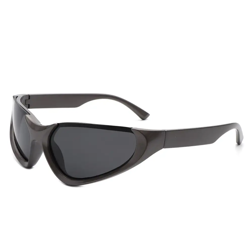 Rectangle Round Frame Sunglasses