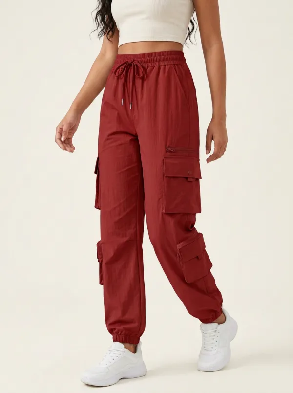Women's Artisan Inspired Multi-Pocket Cargo Cargo Work Pants