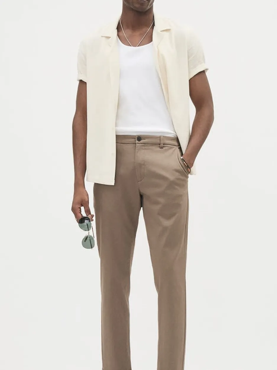 Off White Slim-Fit Short-Sleeve Knit Shirt