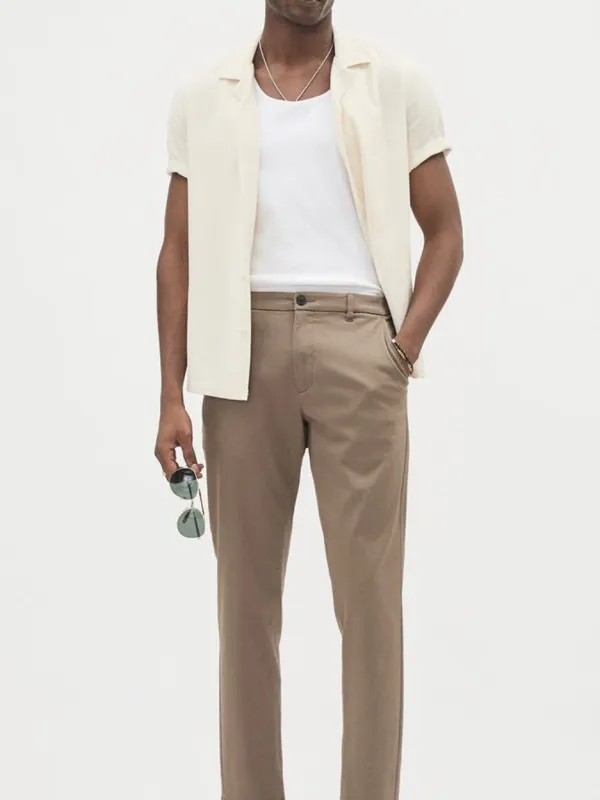 Off White Slim-Fit Short-Sleeve Knit Shirt