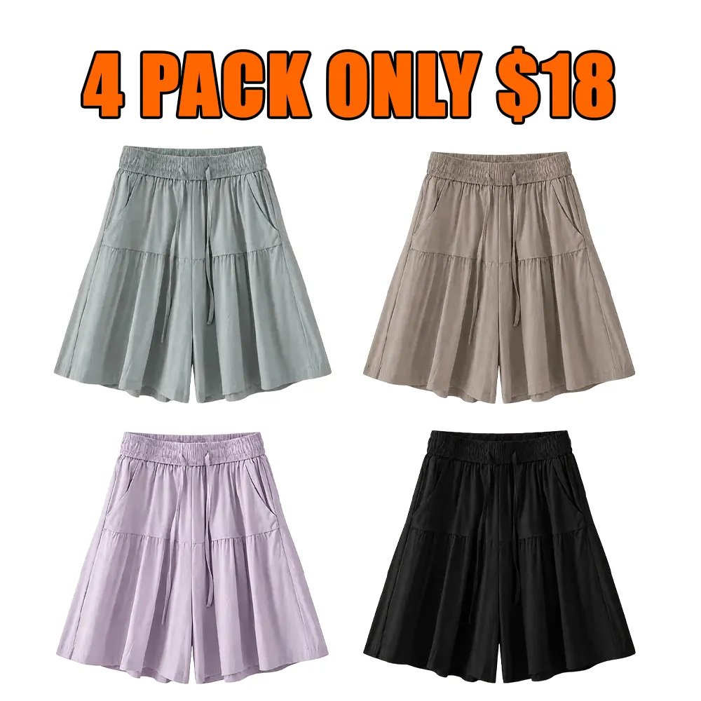 🔥Last Day💥Women's Lightweight Stretch Comfy Flowy Shorts🔥8-Pack Only $24