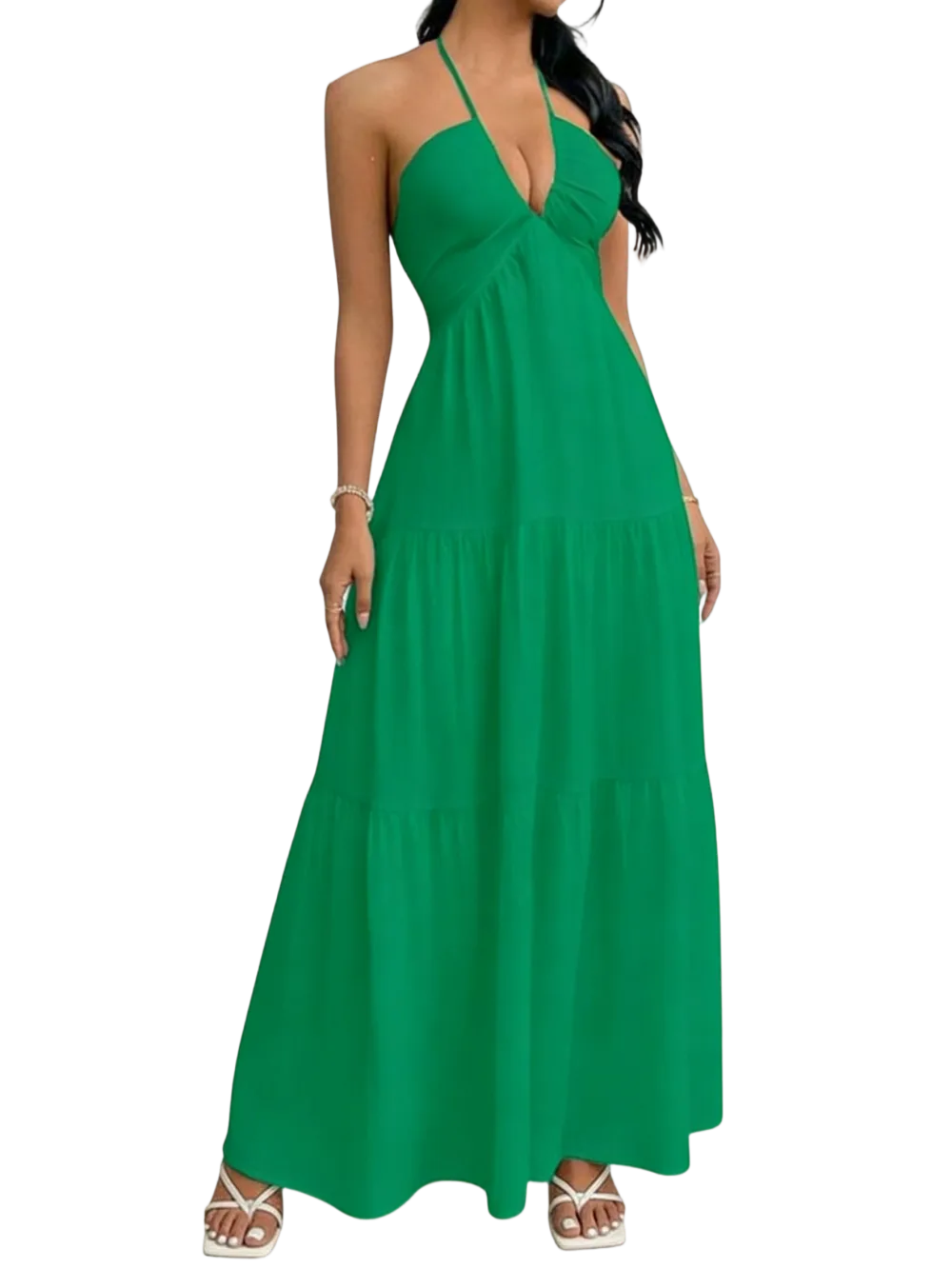 Women's Plain Dress, Summer Clothes Women, Casual Basic Loose Fit Sleeveless Dress for Beach Holiday Vacation