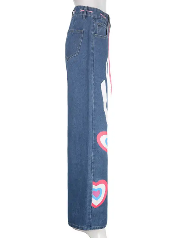 Relaxed Loose Fit Denim Jeans