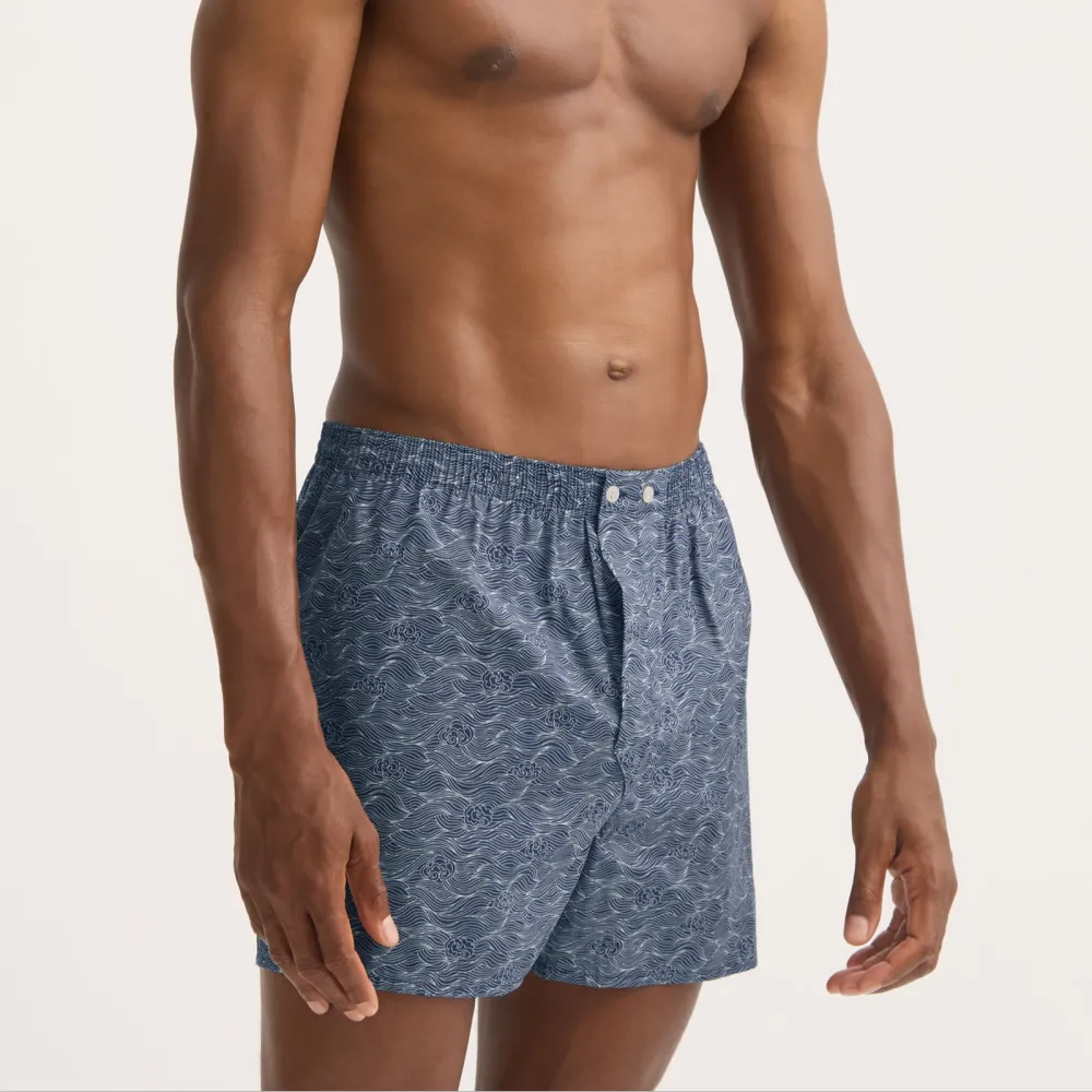 Classic Fit Cotton Batiste Night Sky Boxers