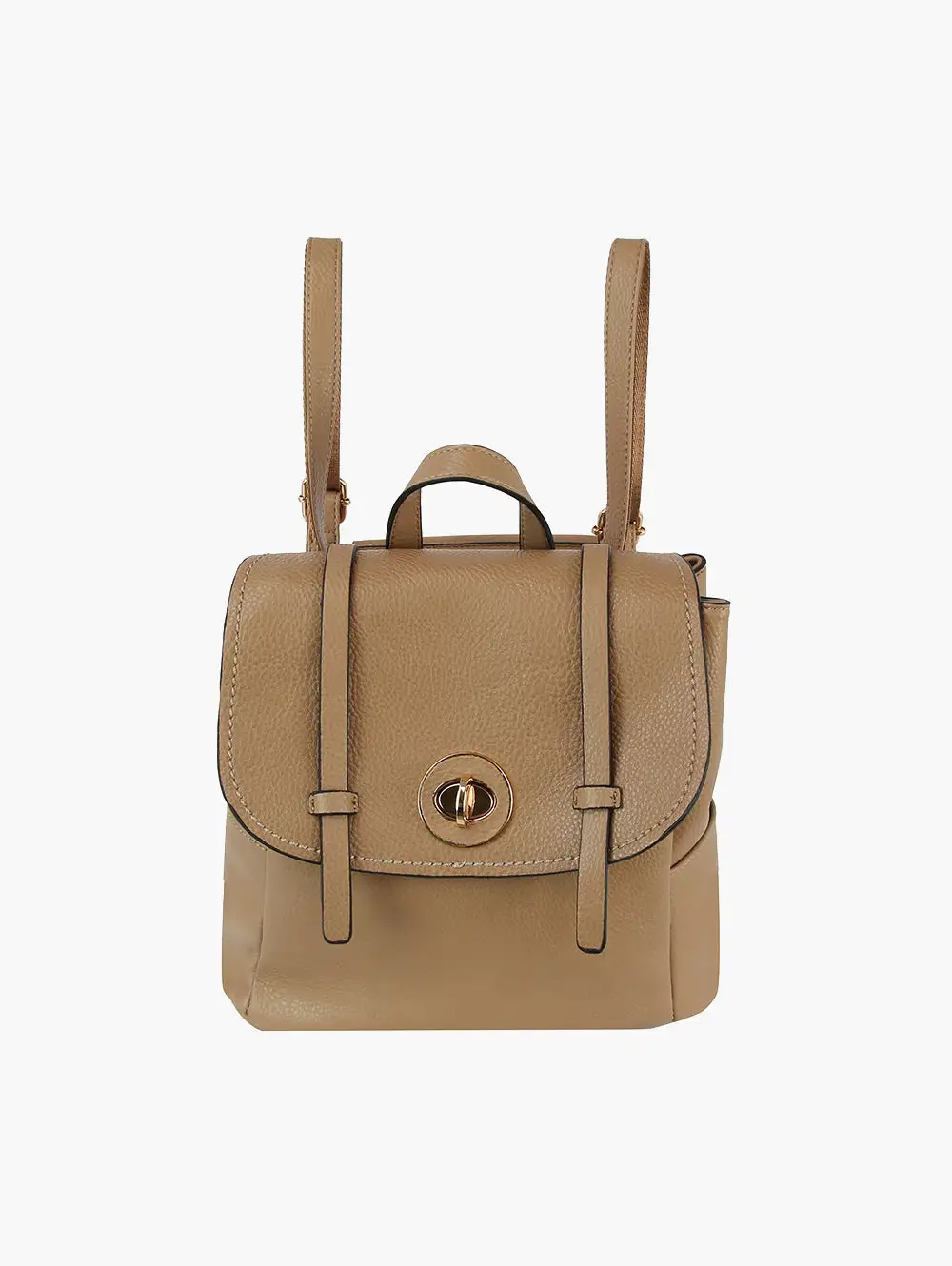 Textured Convertible Backpack Purse