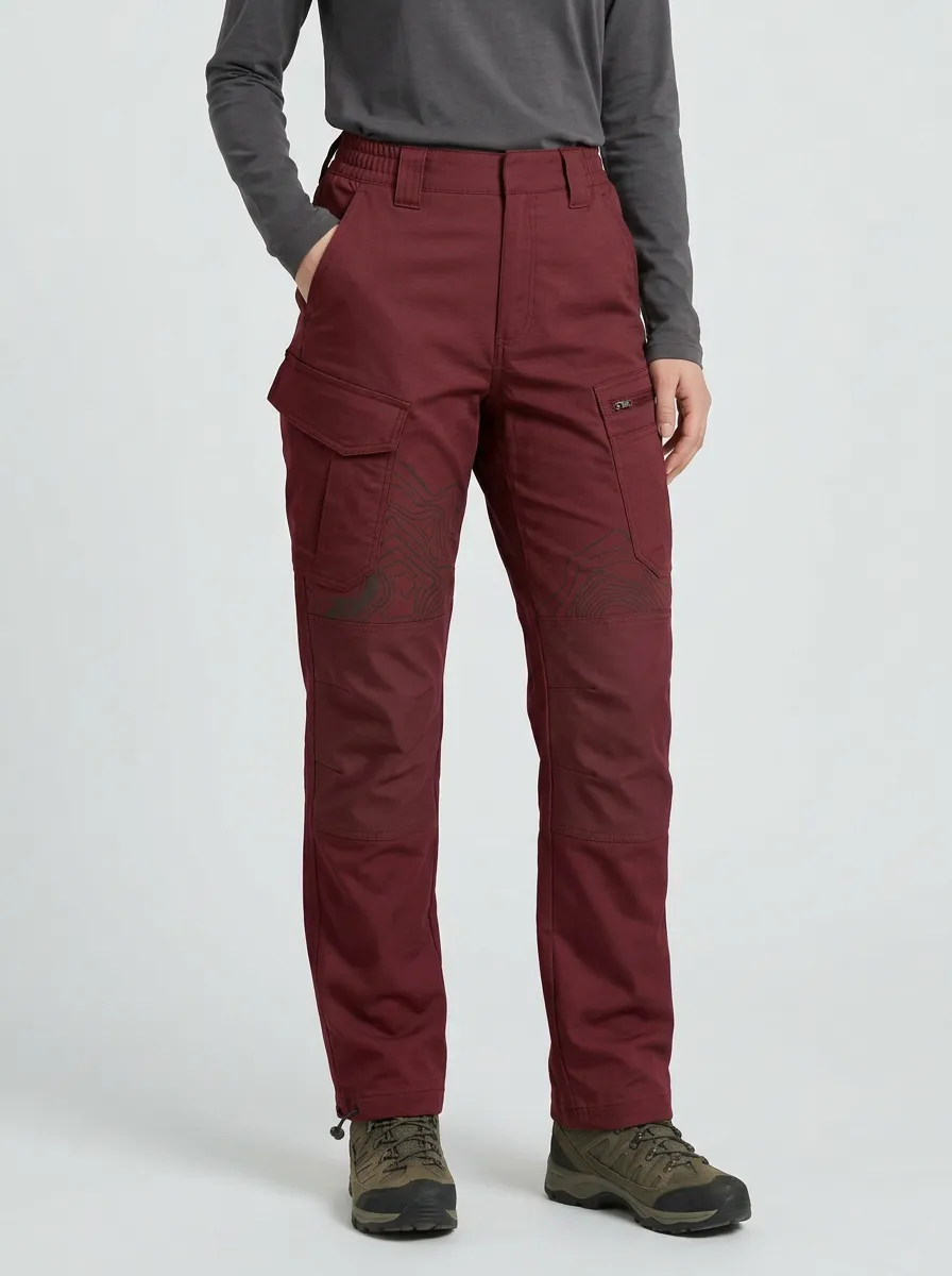 Unisex Field Topographic Map Tactical Work Pants