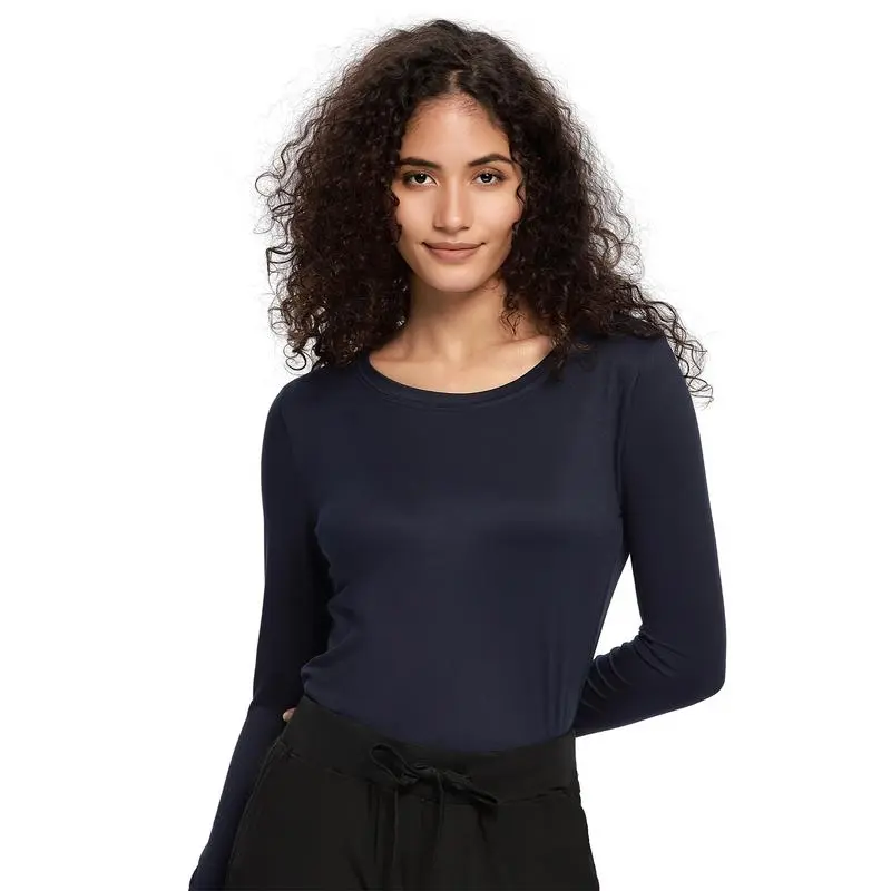 Women's V-Neck Workwear – Short Sleeve & Sleeveless Options with Inner Lining