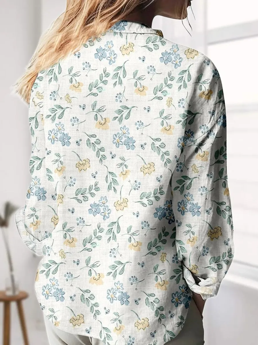 Pastel Ditsy Floral Shirt