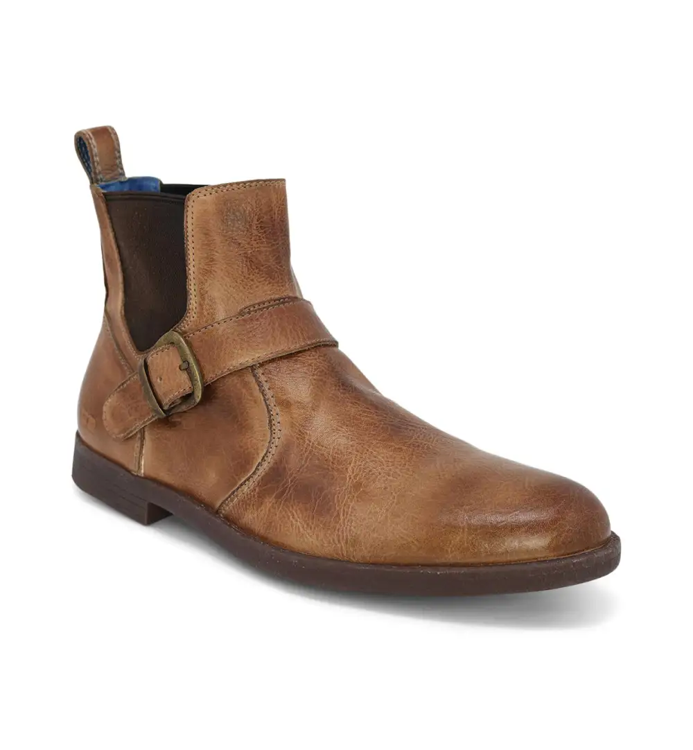 Buckled Streamlined Chelsea Boots