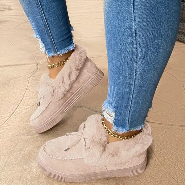 Meikoshoes Casual Fashion Flat Boots