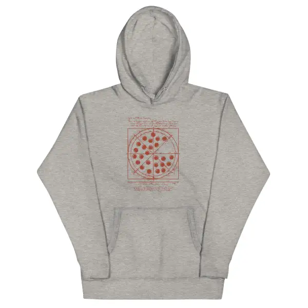 Vitruvian Pizza Unisex Comfort Hoodie