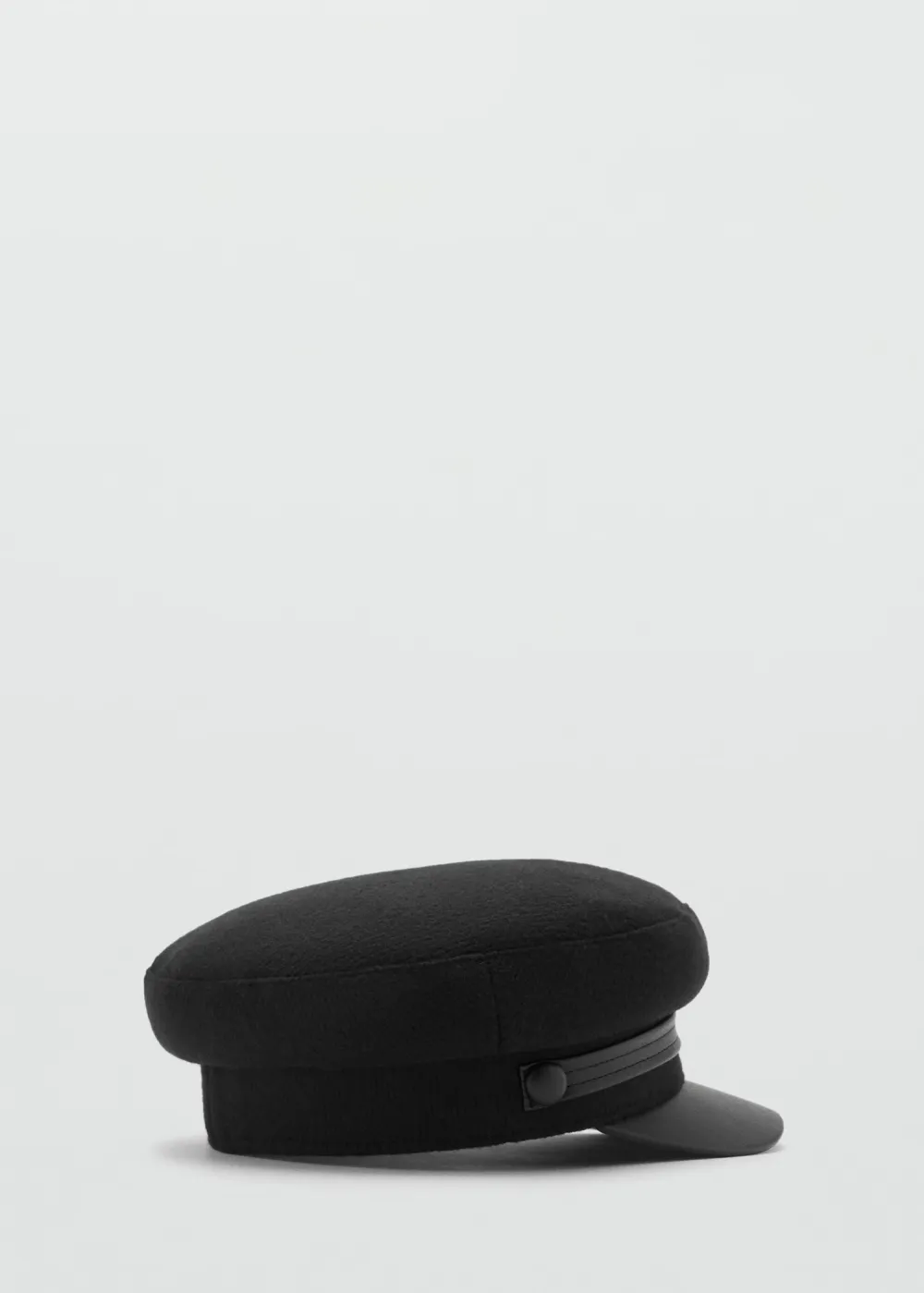 Casual Style Black Baker Cap