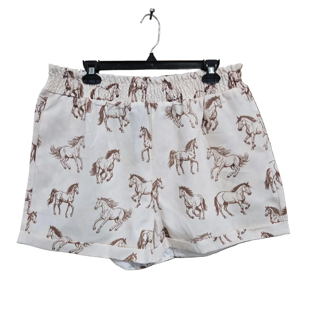 Horse Print Everyday Shorts