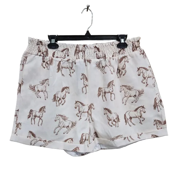 Horse Print Everyday Shorts