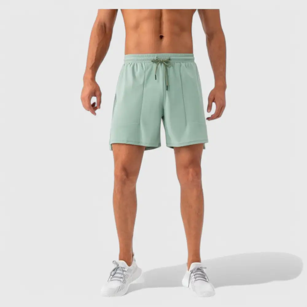 Drawstring Elastic-Waist Quick-Dry Lightweight Men's Athletic Shorts