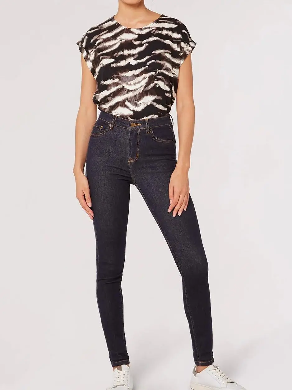 Raw Denim Skinny Jeans