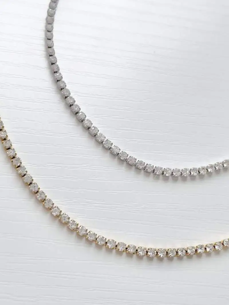 Polished Riviere Necklace