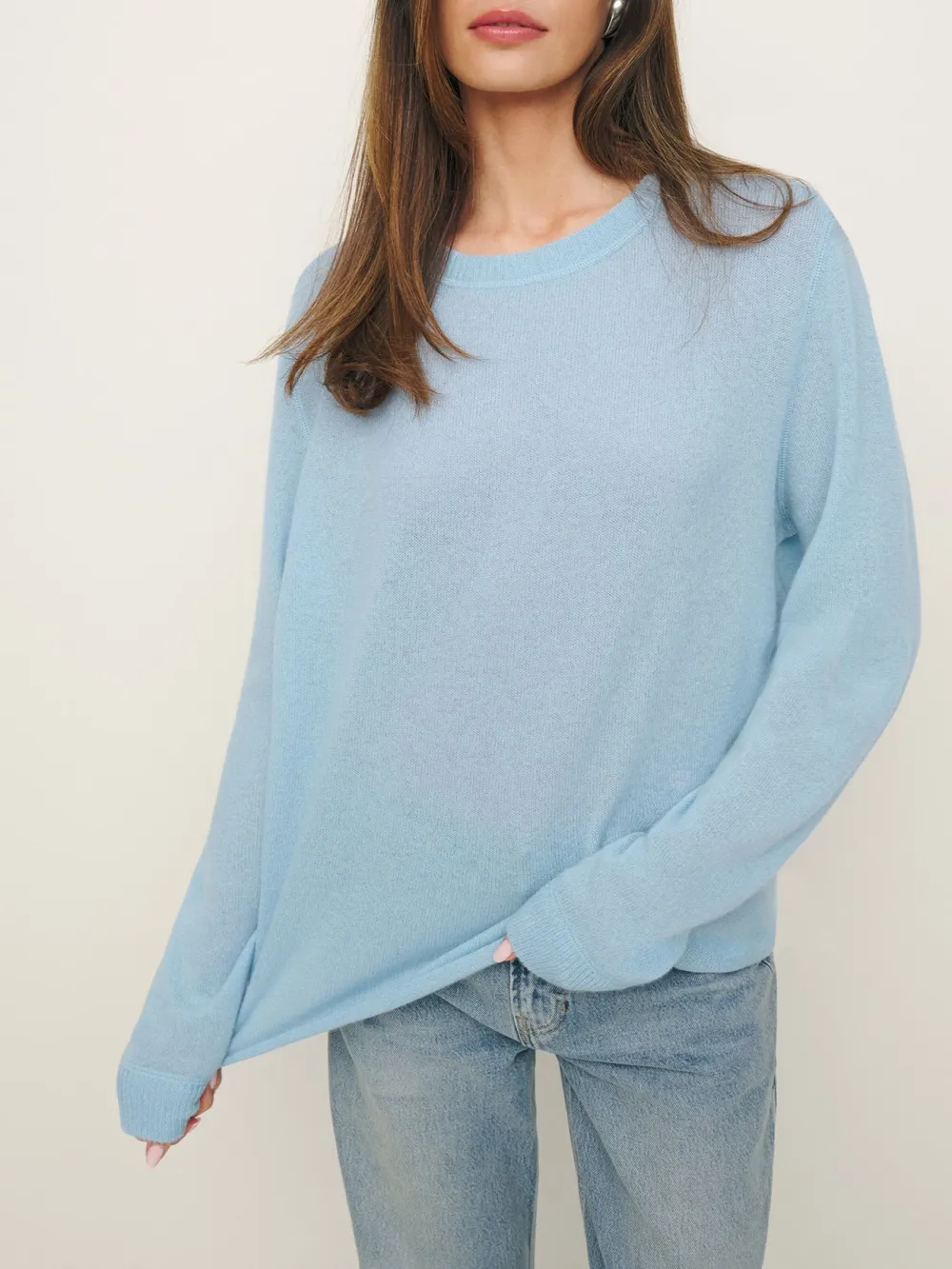 Casual Style V Neck Sweater