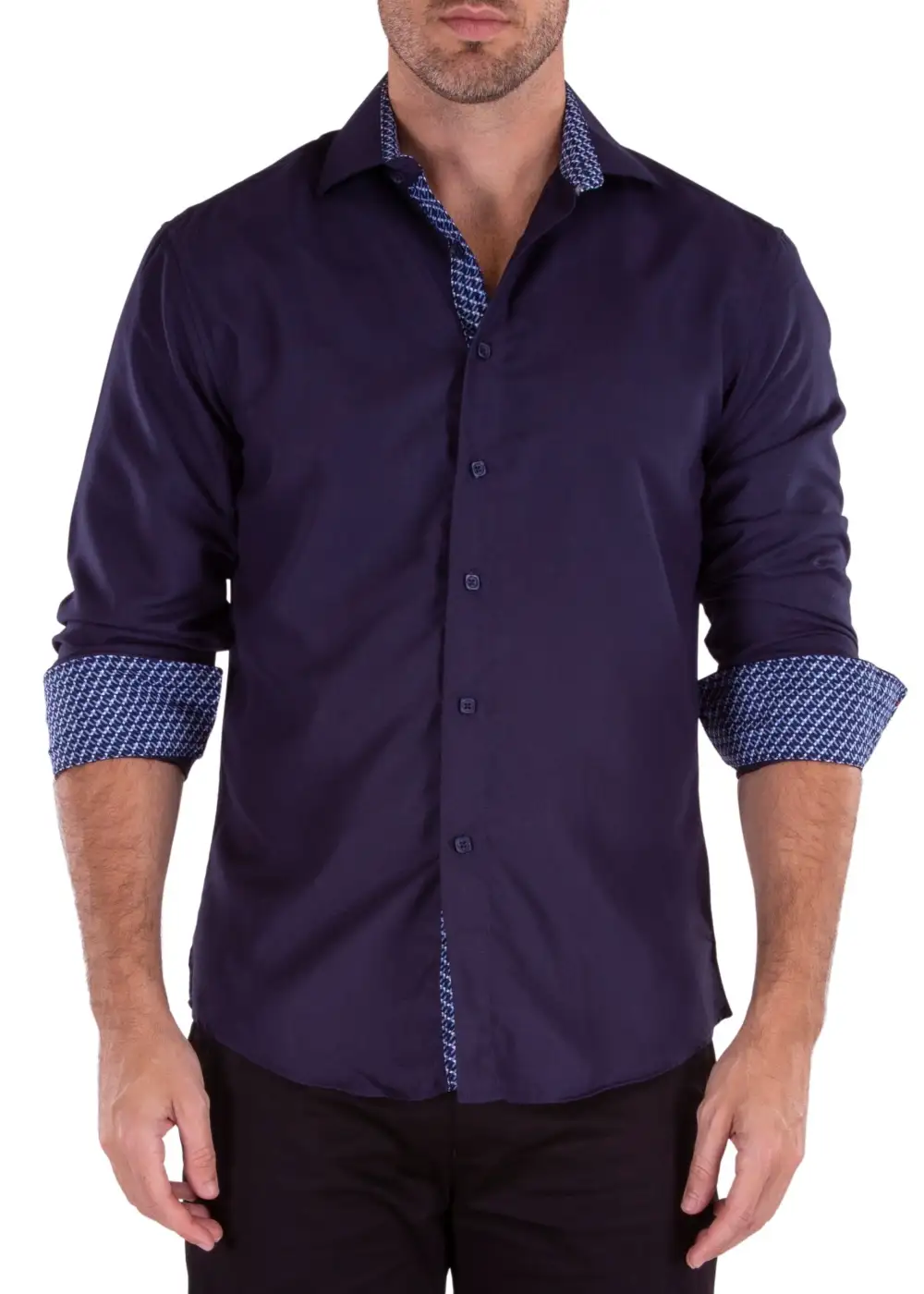 Pocket Front Long Sleeve Button Shirt