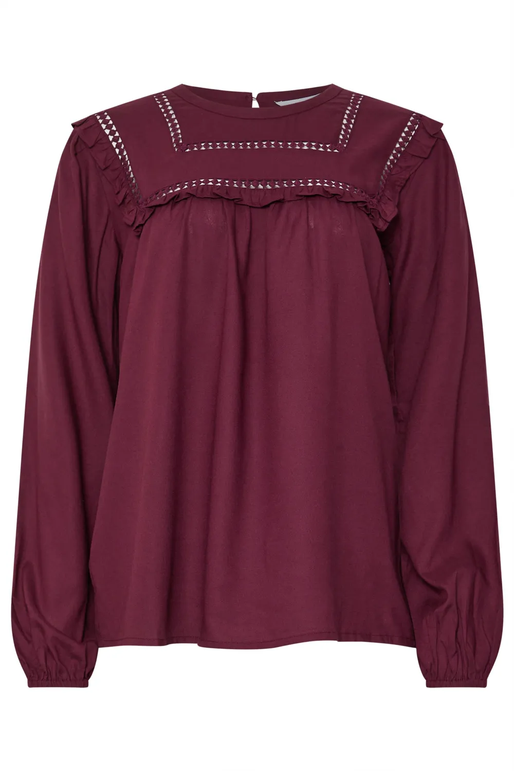 Back Keyhole Fastening Shirt