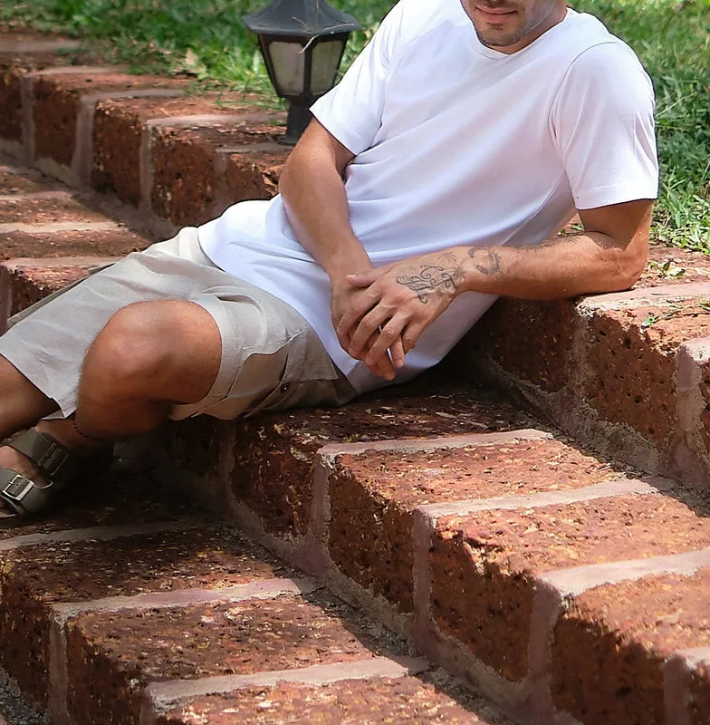 White Cotton Crew Neck T-Shirt