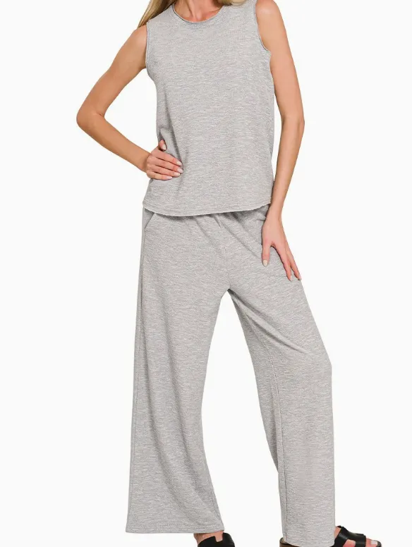 Sleeveless Lounge Set