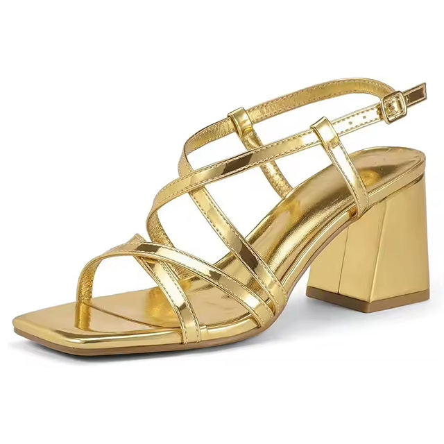 Lunara Strappy Chunky Heel Sandals