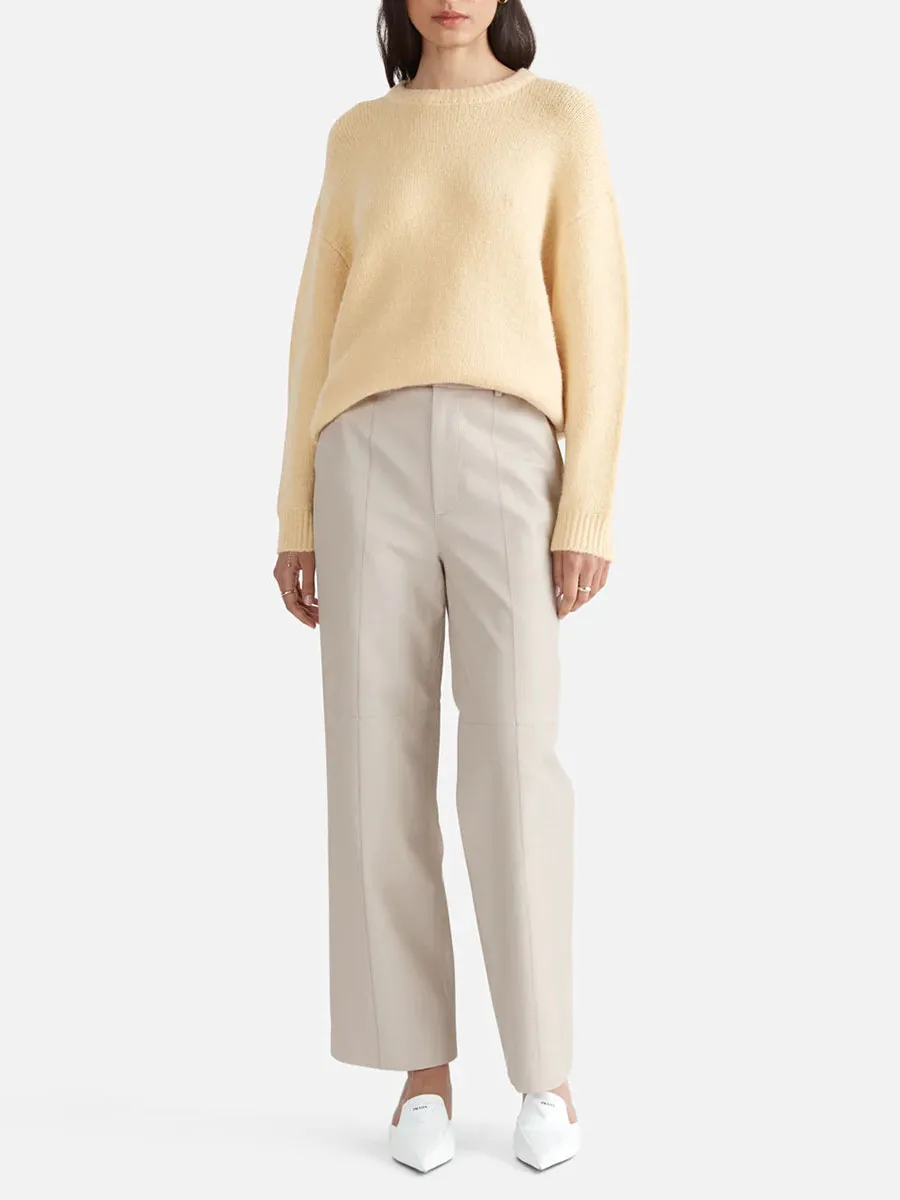 DROPPED SHOULDER MOHAIR KNIT