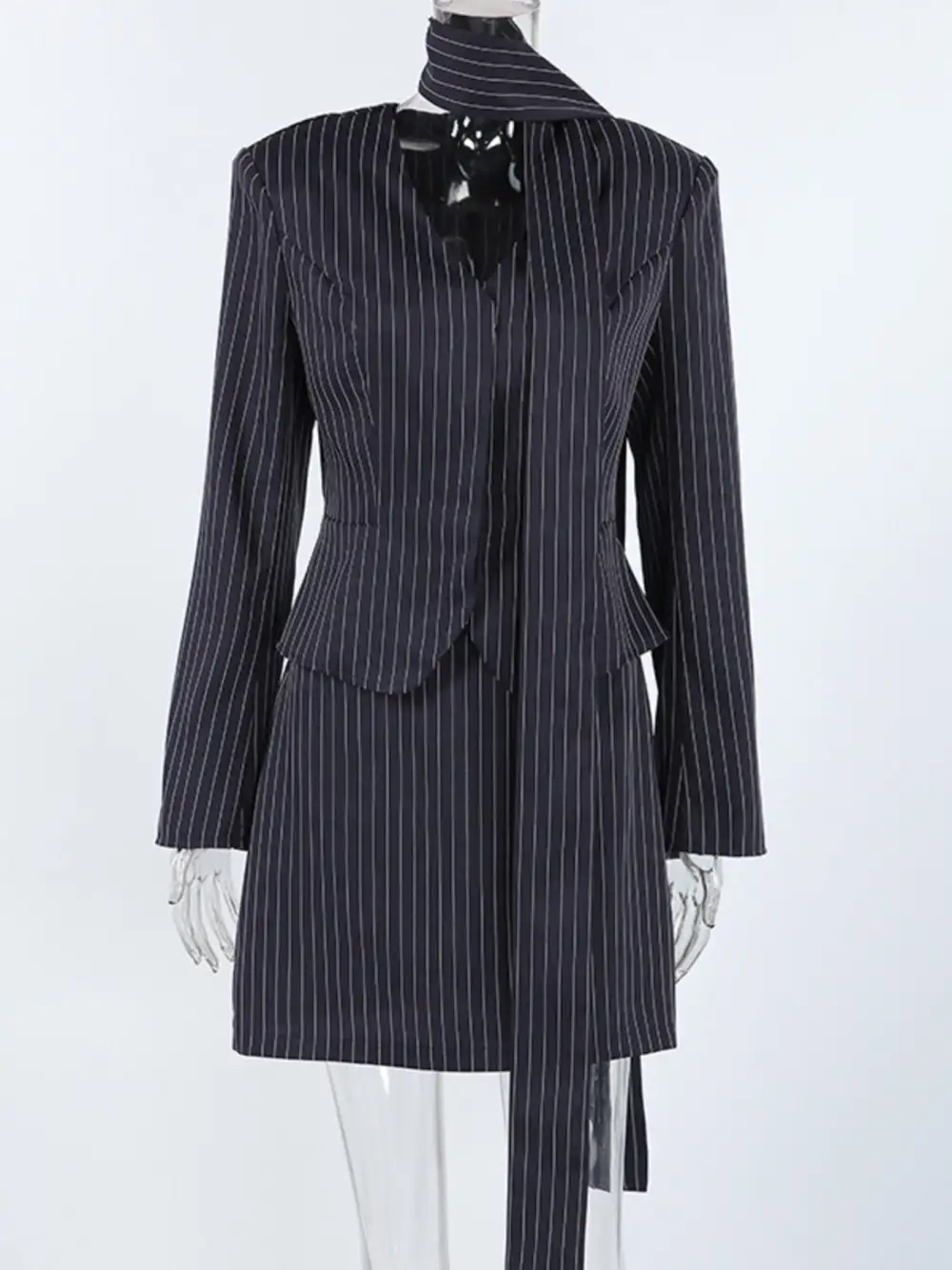 Quiet Button Front Printed Detail Coordinated Set