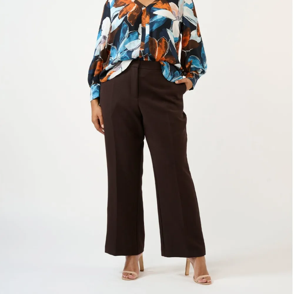 Polished Straight-Leg Women's Trousers