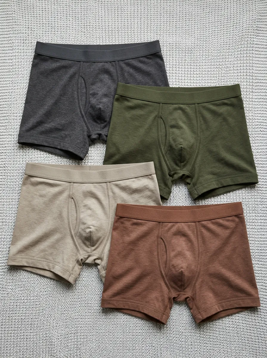 Men's Everyday Collection Cotton Boxer Briefs Set