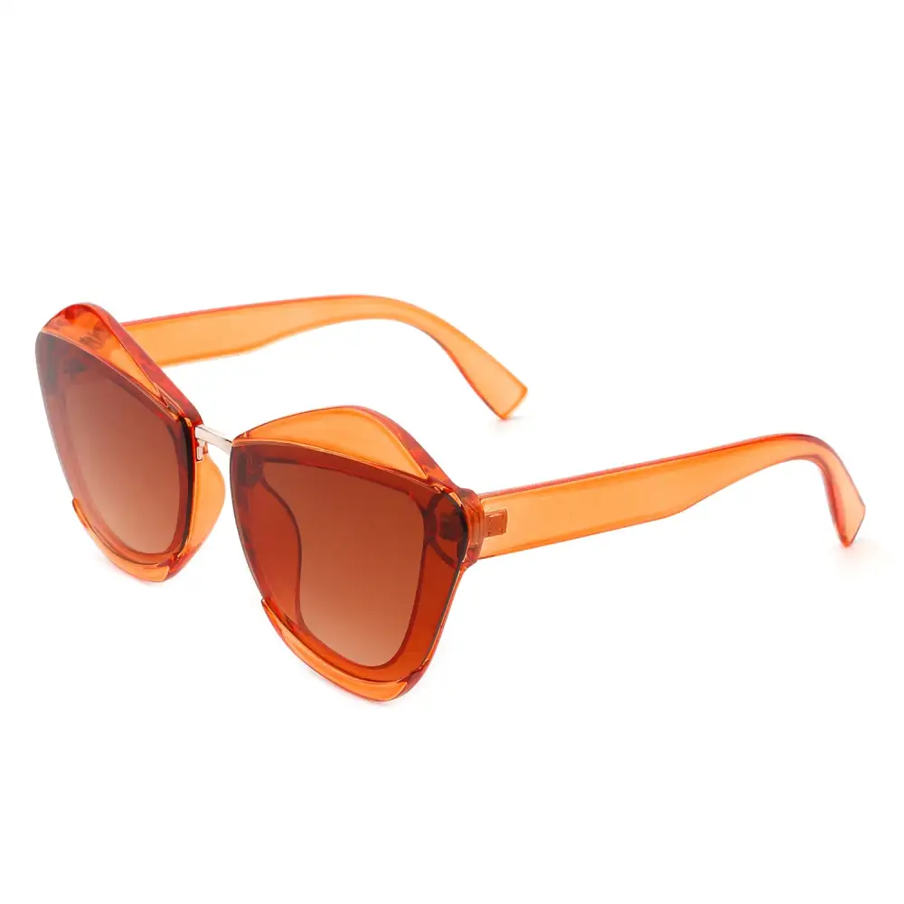 Flexible Cat Eye Square Frame Sunglasses