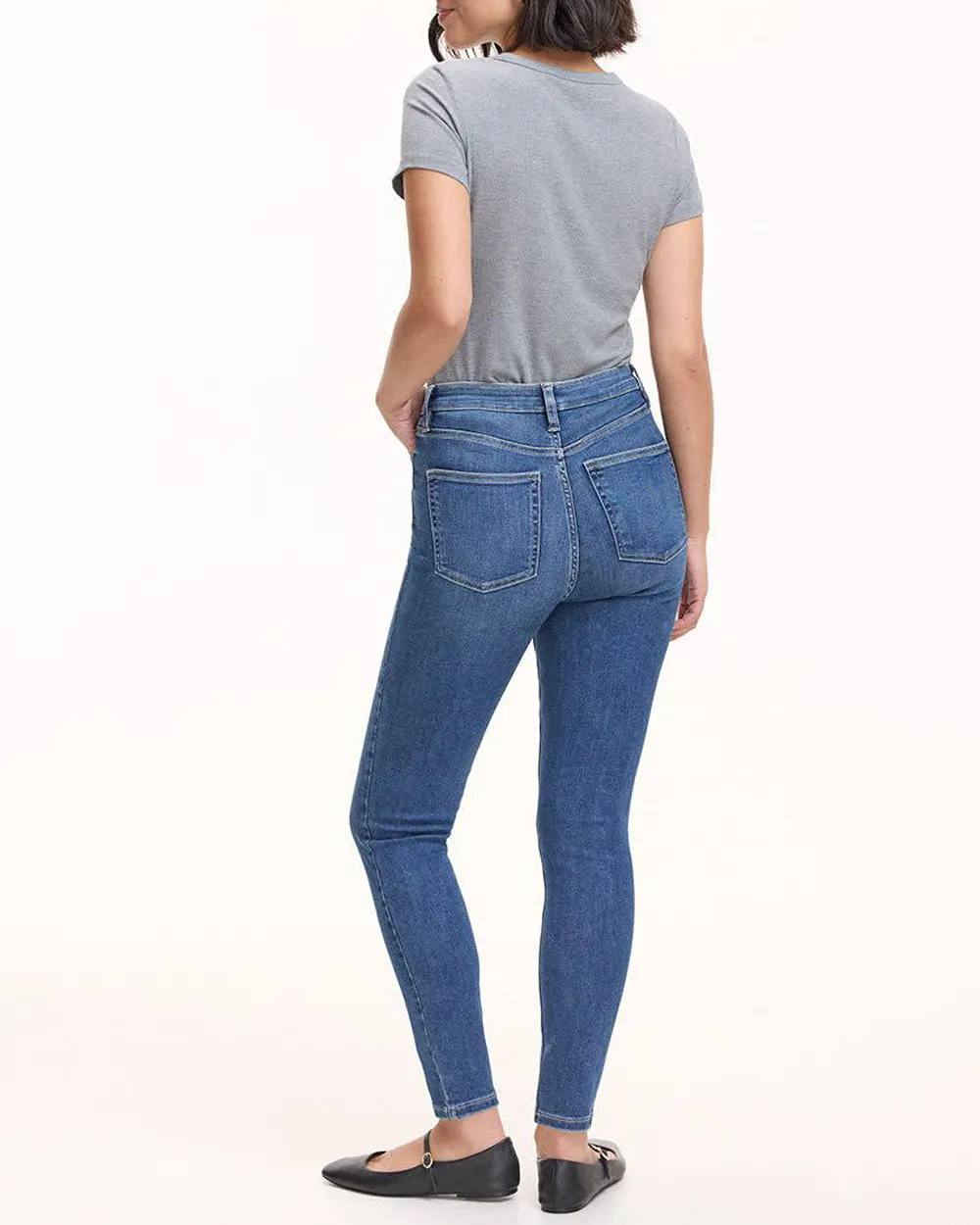 Skinny-Leg High-Rise Jean  Signature