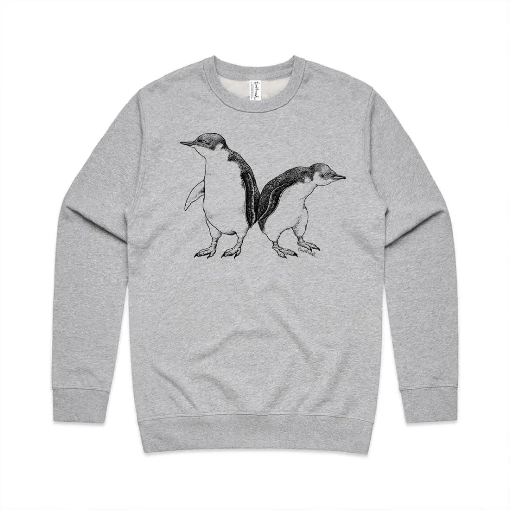 Simple and fashionable little penguin pattern versatile casual sportswear shirt