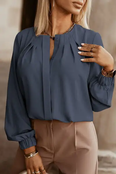 Relaxed Crew Neck Shirt