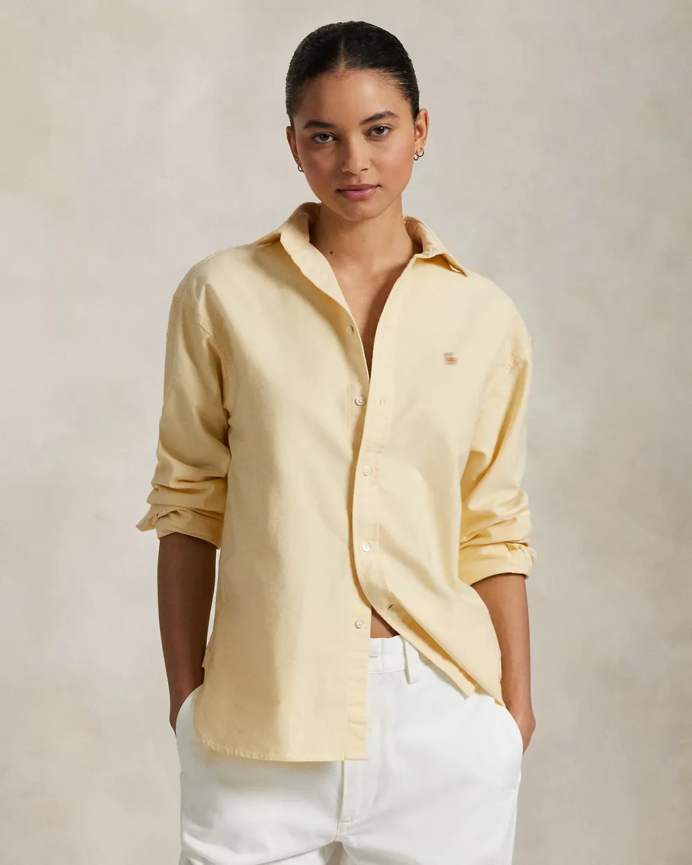🔥 Relaxed Fit Cotton Oxford Shirt | Versatile Casual Staple